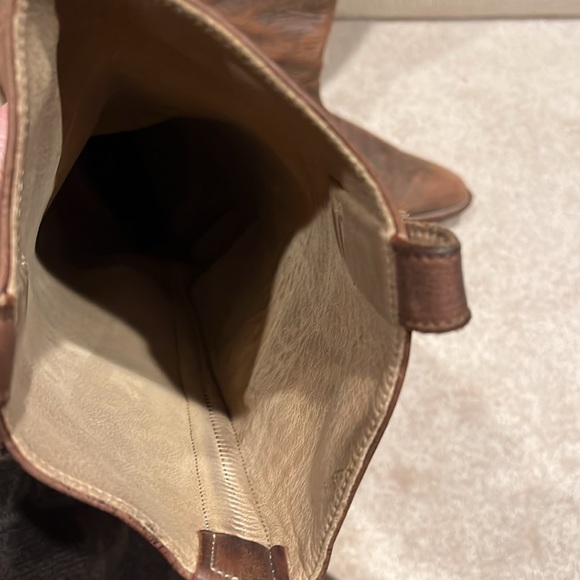 Jim Barnier tall distressed leather western boot. Sz 11 - Picture 7 of 7